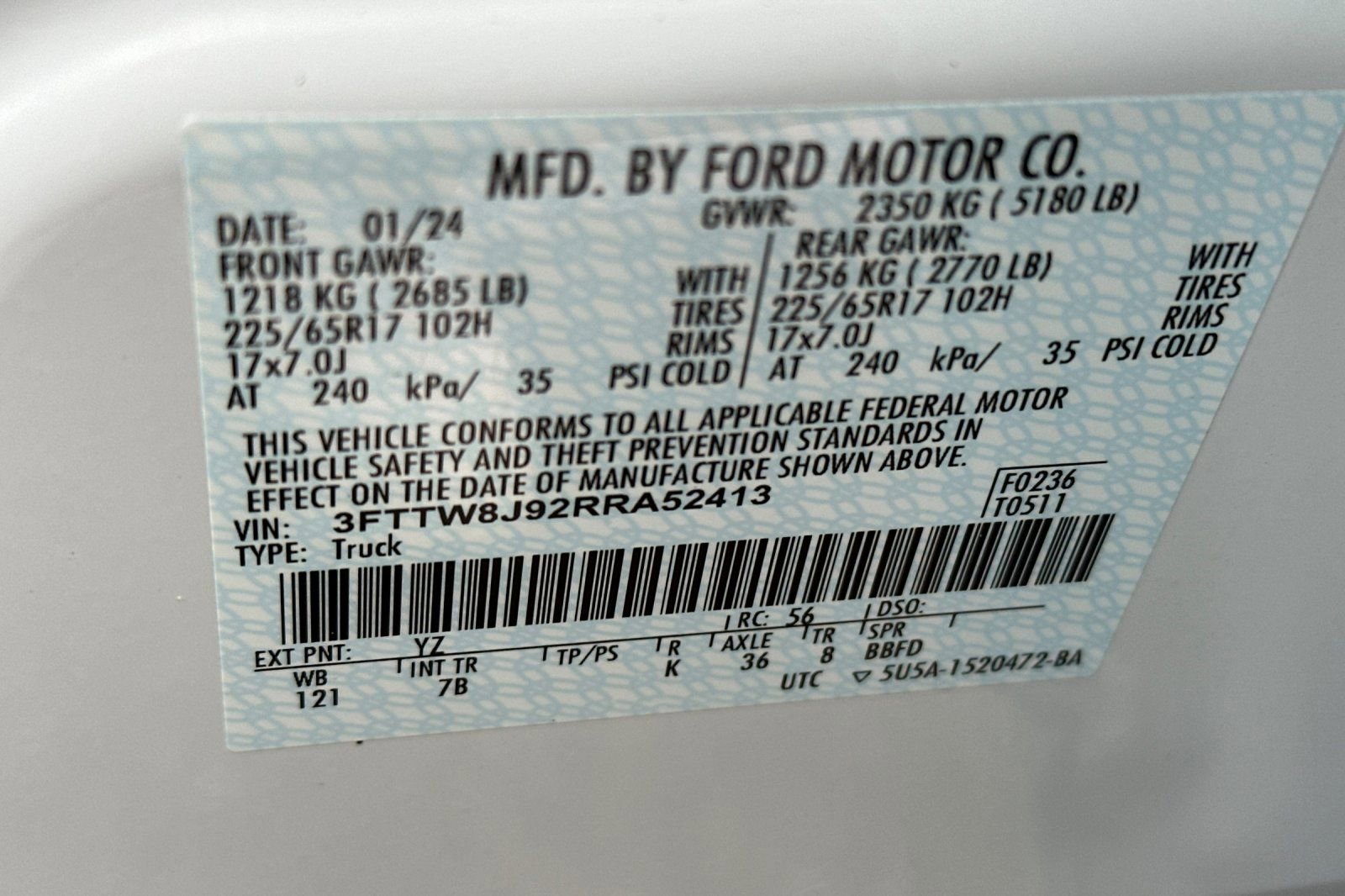 Used 2024 Ford Maverick XLT w/ Equipment Group 300A Standard image 30