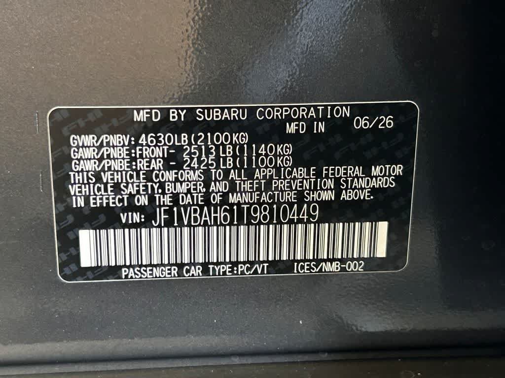 New 2026 Subaru WRX Premium AWD/4WD image 21