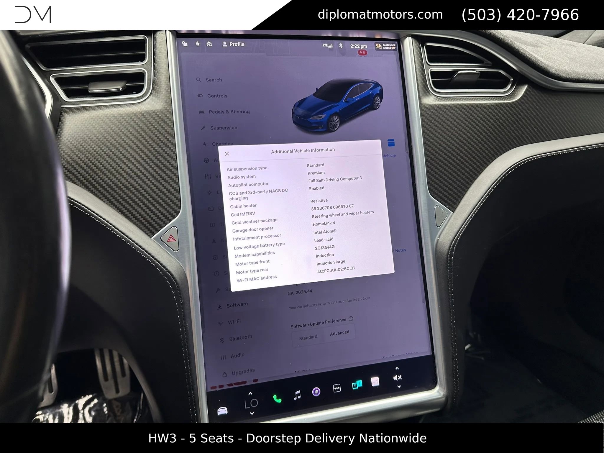 Used 2016 Tesla Model S P100D AWD/4WD image 35