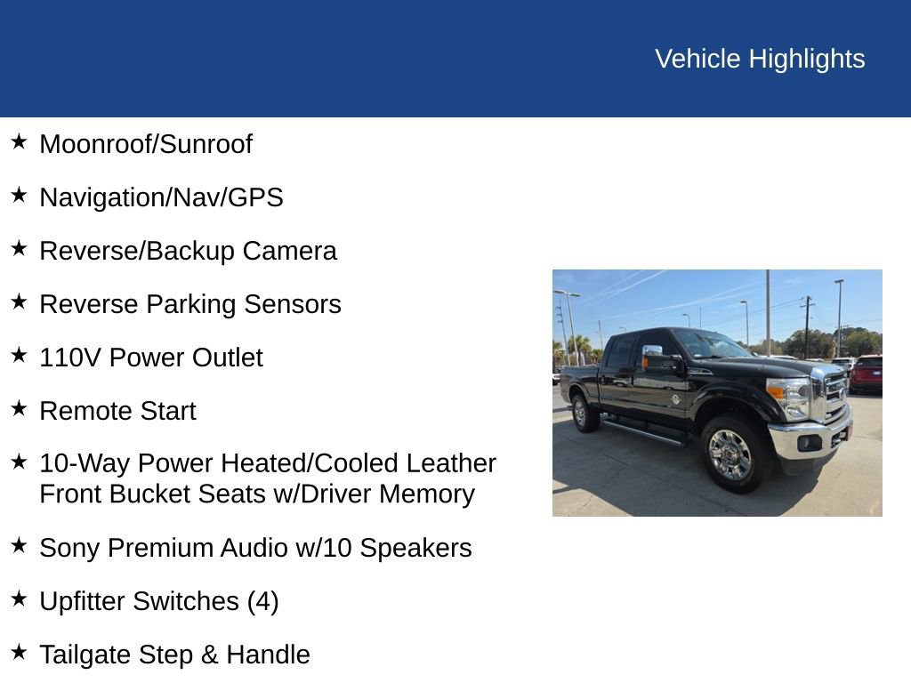 Used 2014 Ford F250 Lariat w/ Lariat Ultimate Package image 21