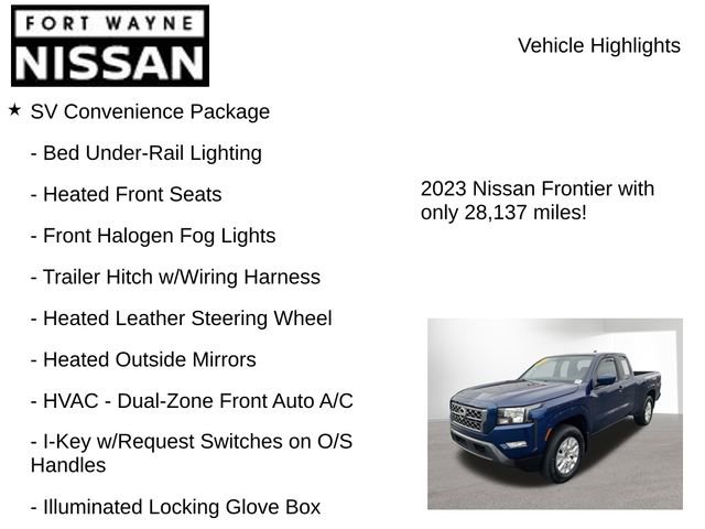 Used 2023 Nissan Frontier SV w/ SV Convenience Package image 8