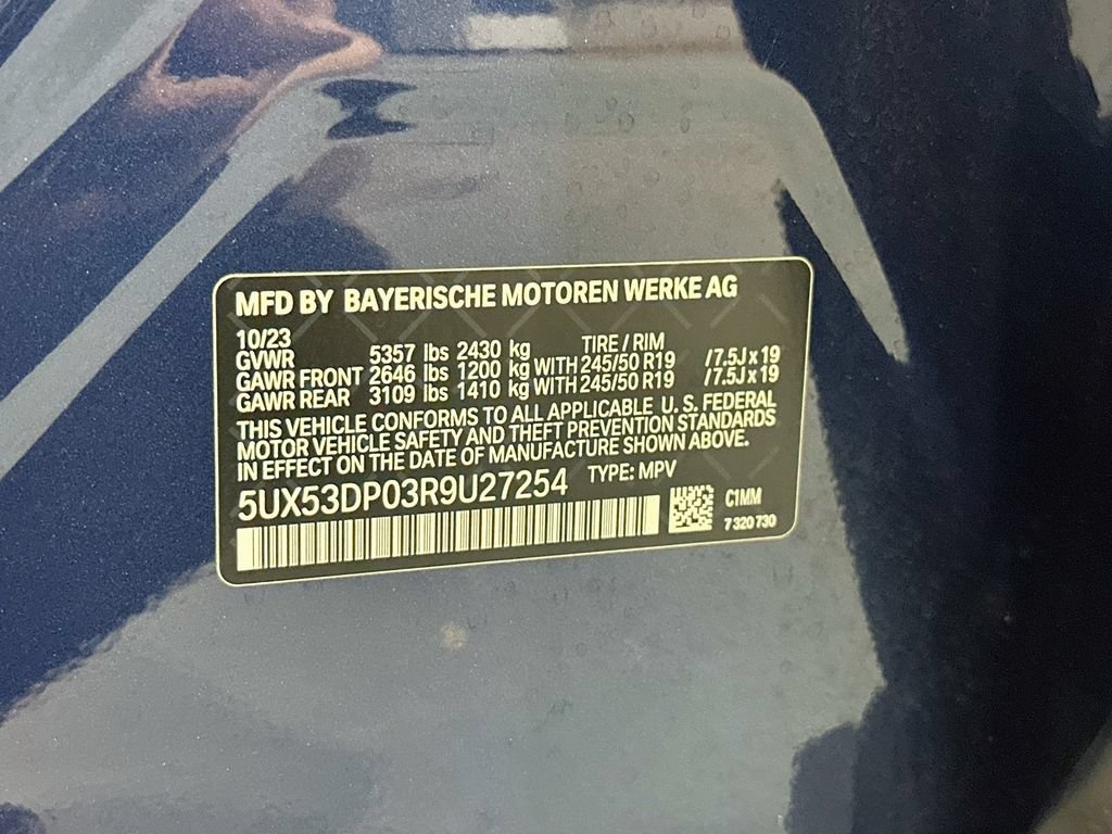 Used 2024 BMW X3 xDrive30i w/ Parking Assistance Package AWD/4WD image 19
