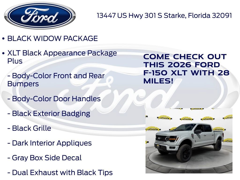 New 2026 Ford F150 XLT w/ Equipment Group 303A High image 15