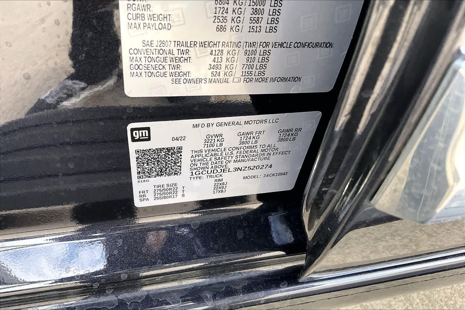 Used 2022 Chevrolet Silverado 1500 High Country w/ High Country Premium Package AWD/4WD image 35