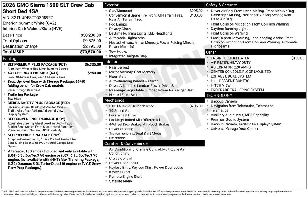 New 2026 GMC Sierra 1500 SLT w/ SLT Premium Plus Package AWD/4WD image 22