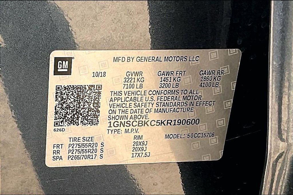 Used 2019 Chevrolet Tahoe LT image 40