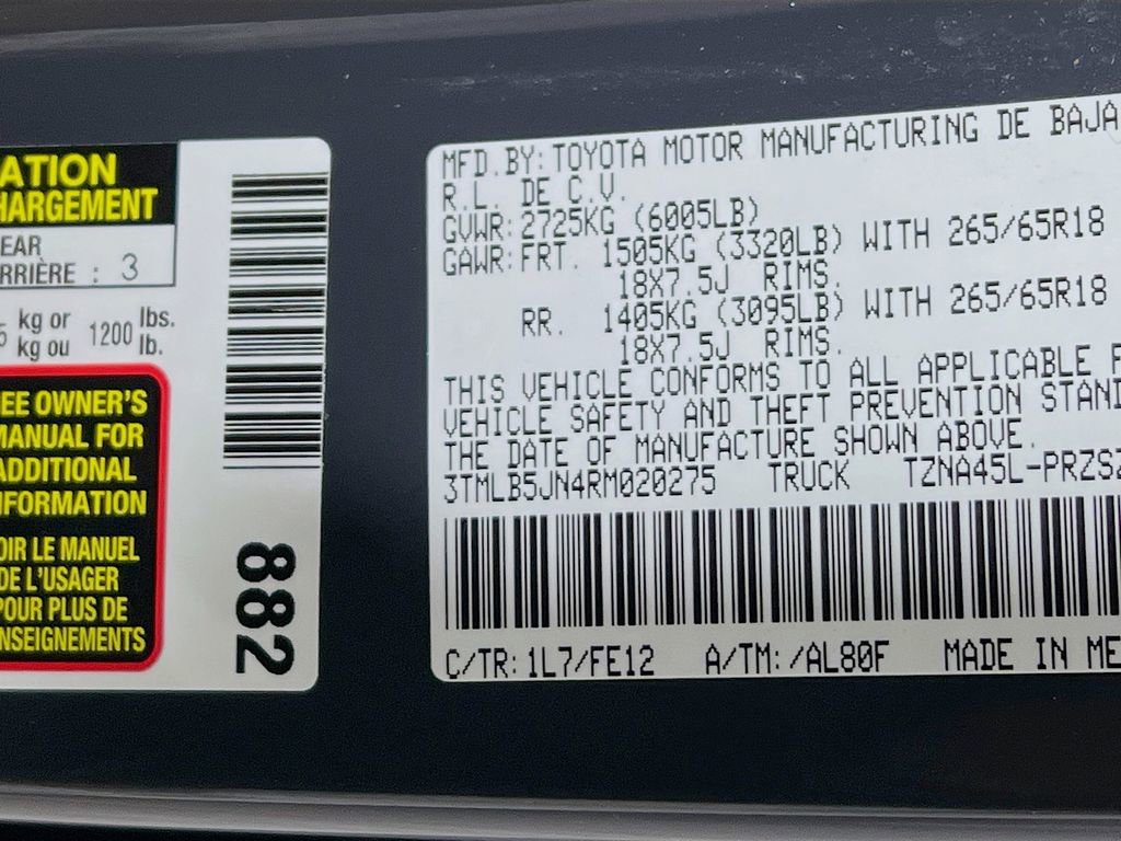 Certified 2024 Toyota Tacoma TRD Sport AWD/4WD image 29