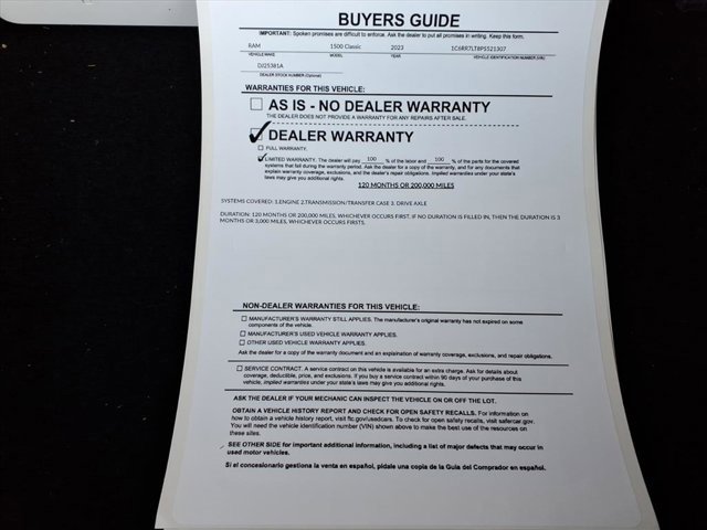 Used 2023 RAM 1500 Classic Warlock w/ Trailer Tow Group image 35