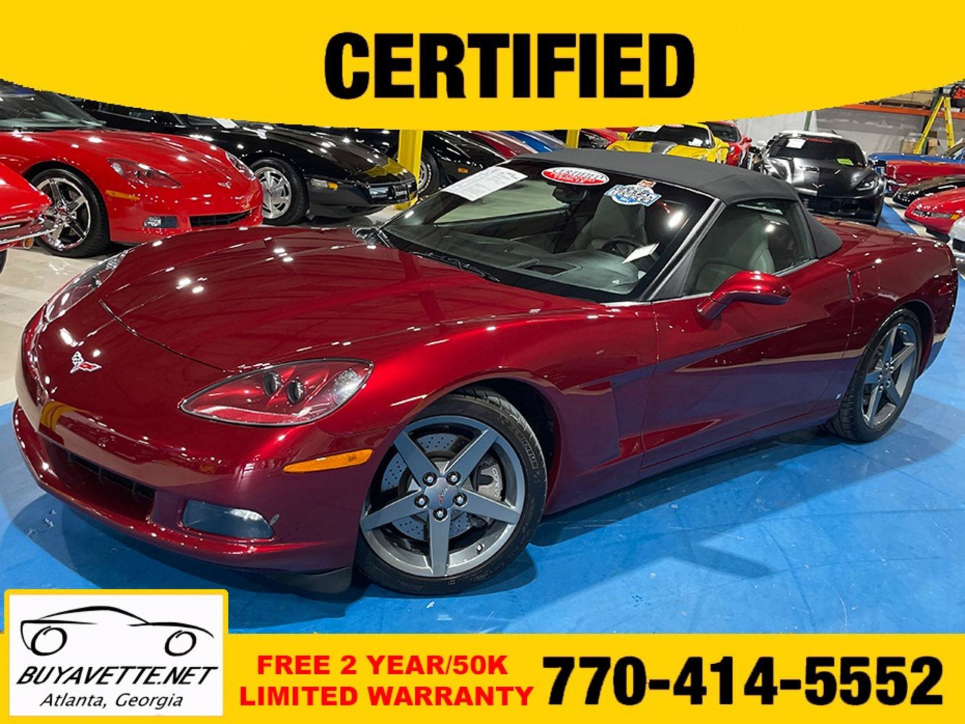 Used 2007 Chevrolet Corvette Convertible w/ Preferred Equipment Group RWD image 1