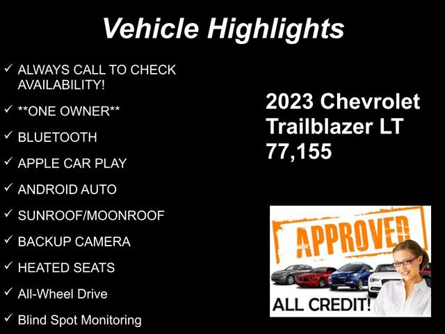 Used 2023 Chevrolet TrailBlazer LT w/ Sun and Liftgate Package AWD/4WD image 9