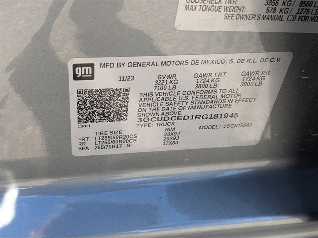 Used 2024 Chevrolet Silverado 1500 Custom Trail Boss image 33