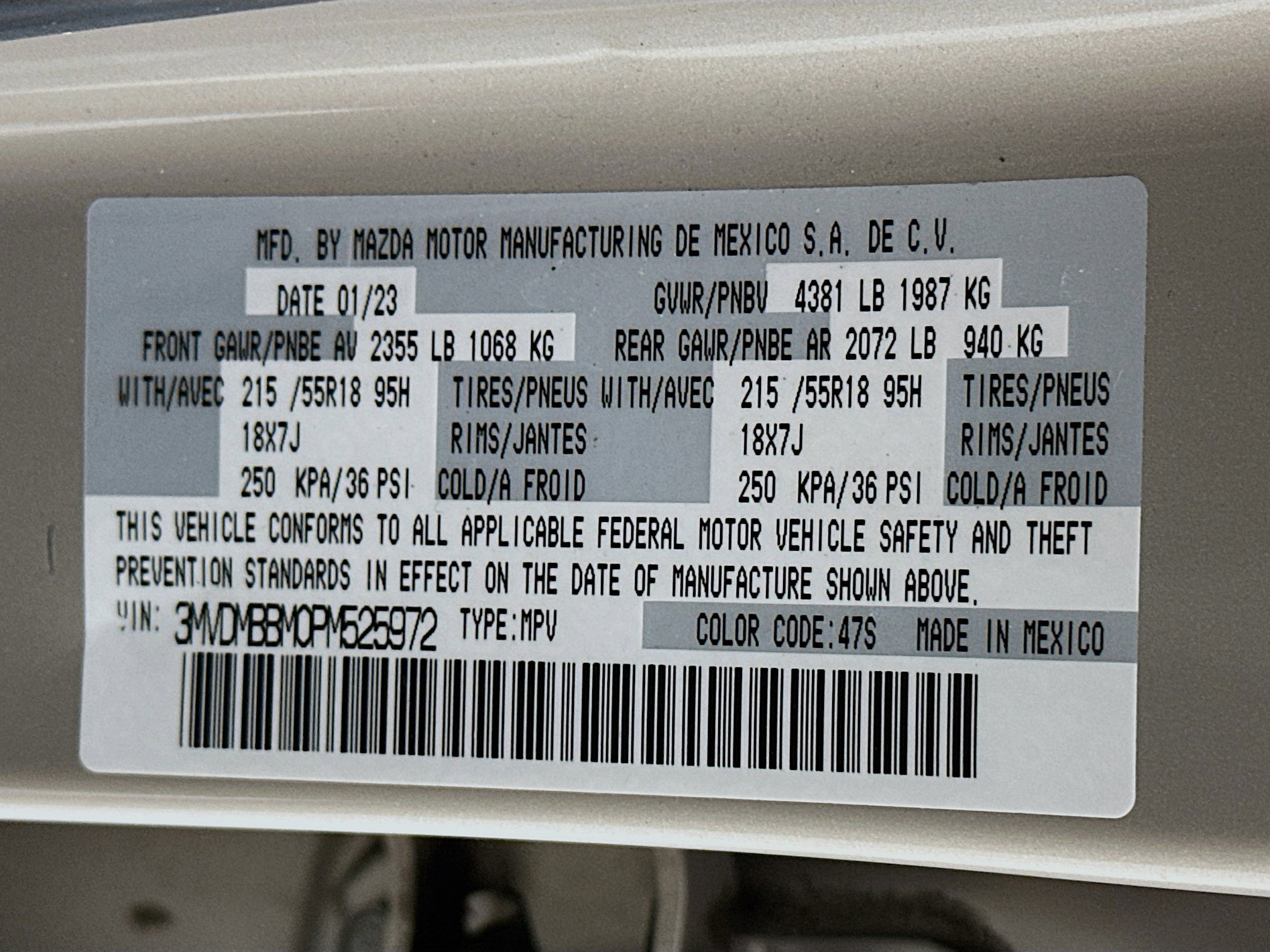 Used 2023 MAZDA CX-30 AWD 2.5 S w/ Select Package image 12