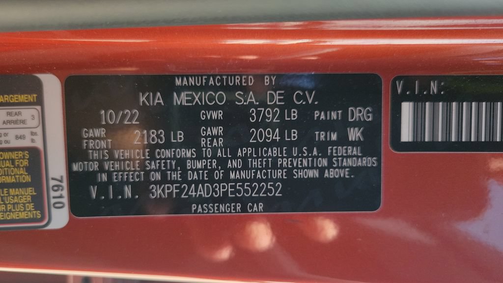 Used 2023 Kia Forte LXS FWD image 26