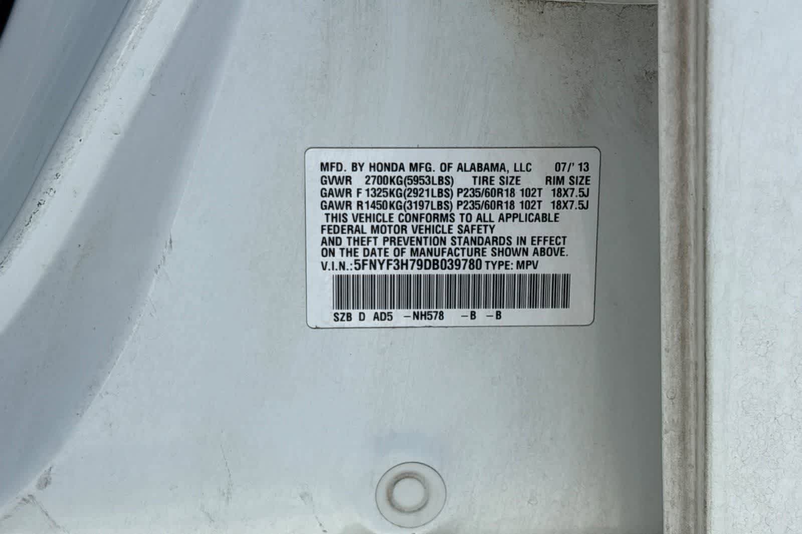 Used 2013 Honda Pilot EX-L image 29
