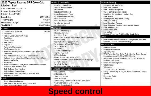 Used 2025 Toyota Tacoma SR5 RWD image 42
