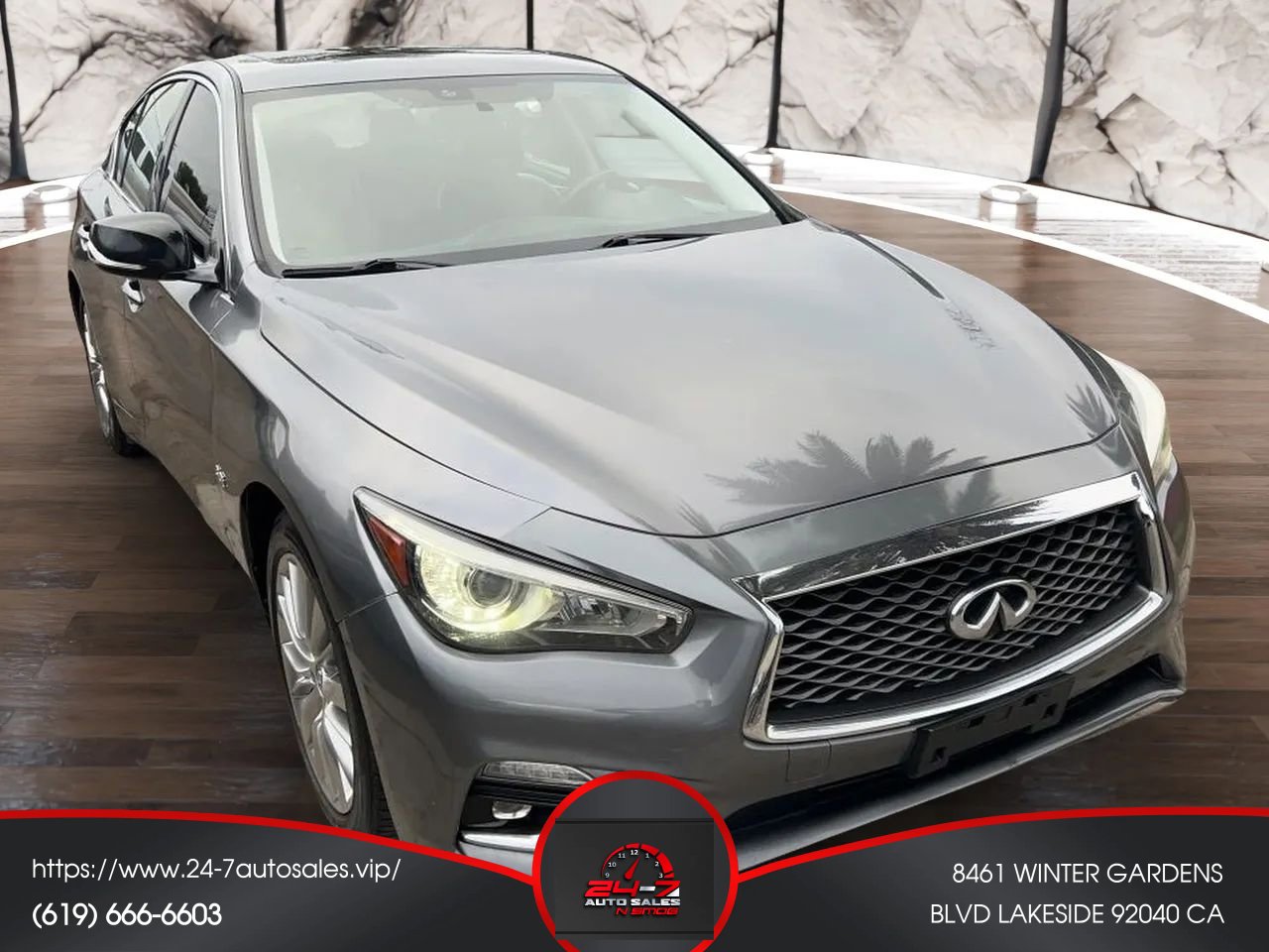 Used 2019 INFINITI Q50 Luxe AWD/4WD image 6