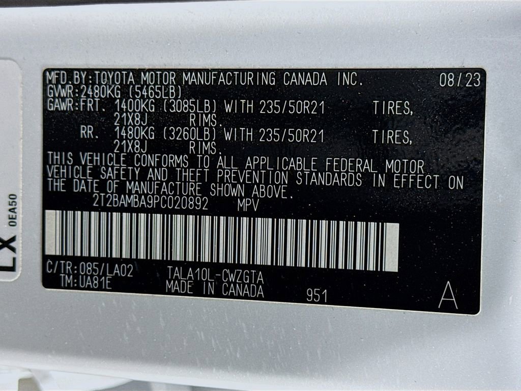 Certified 2023 Lexus RX 350 FWD w/ Cold Area Package image 34