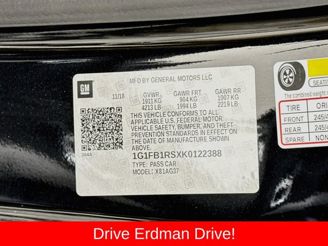 Used 2019 Chevrolet Camaro LT w/ RS Package RWD image 28