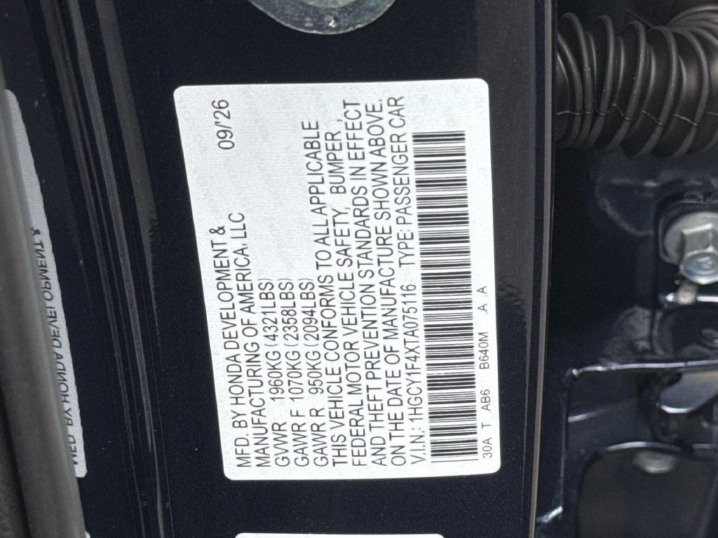 New 2026 Honda Accord SE image 27