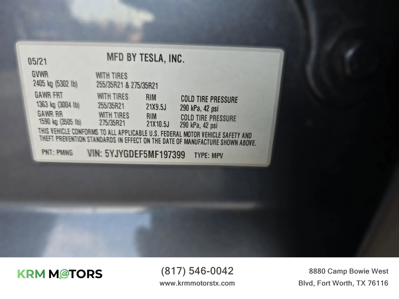 Used 2021 Tesla Model Y Performance image 24