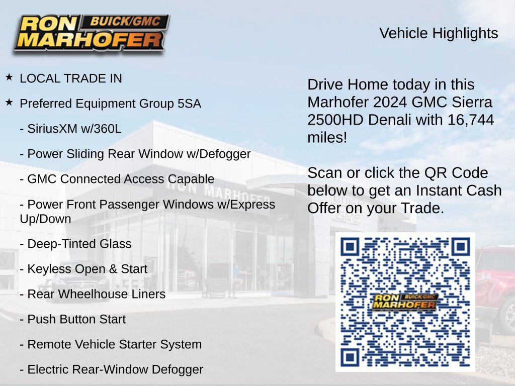 Used 2024 GMC Sierra 2500 Denali w/ Denali Reserve Package AWD/4WD image 15