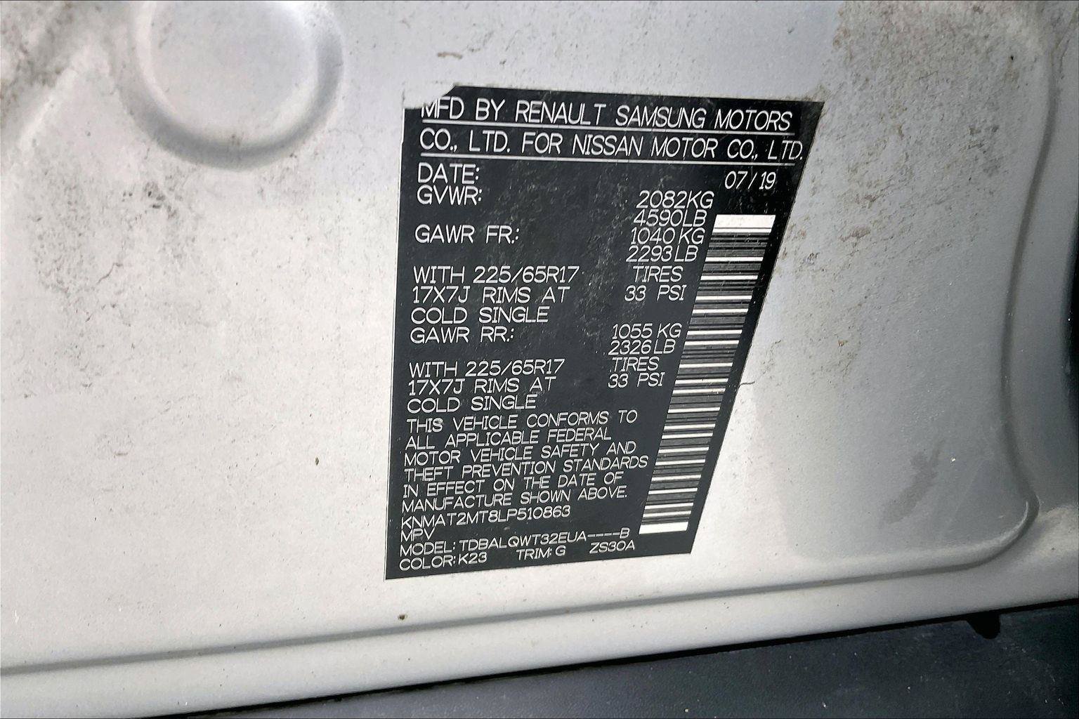 Used 2020 Nissan Rogue SV FWD image 34