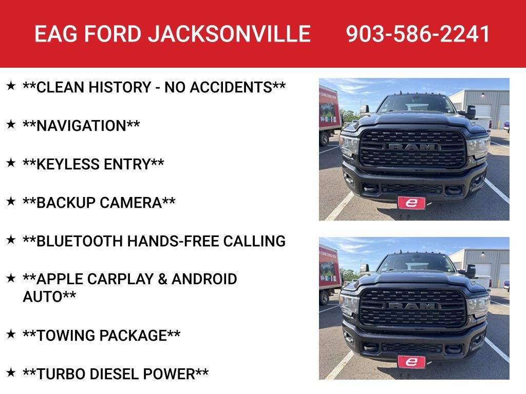 Used 2024 RAM 3500 Big Horn w/ Night Edition AWD/4WD image 3
