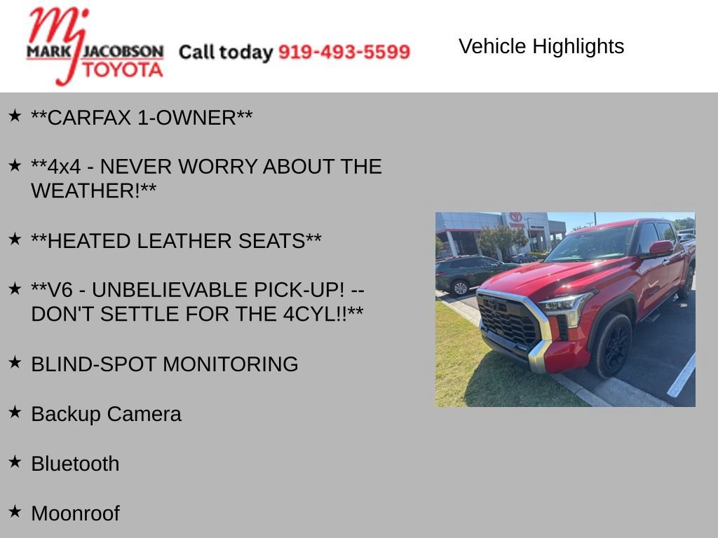 Used 2023 Toyota Tundra Limited w/ TRD Off-Road Package AWD/4WD image 7