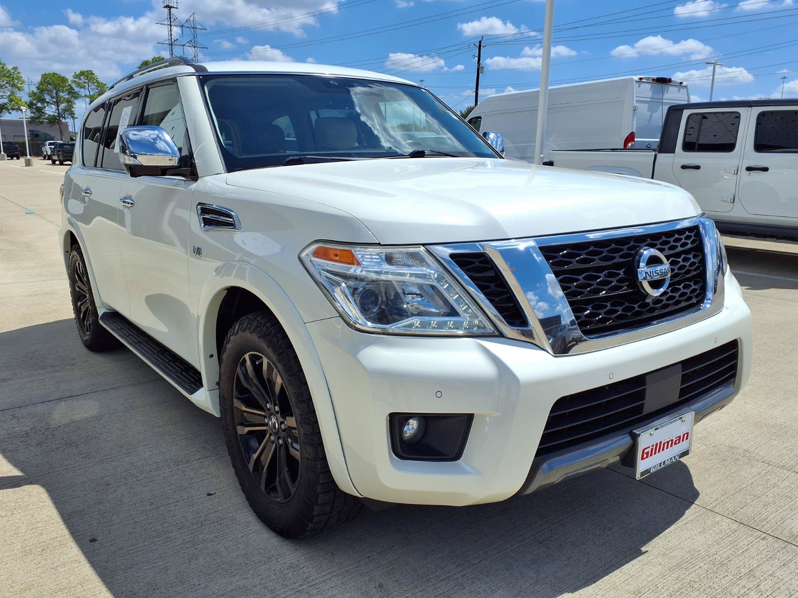 Used 2019 Nissan Armada Platinum w/ Captain's Chairs Package AWD/4WD image 2