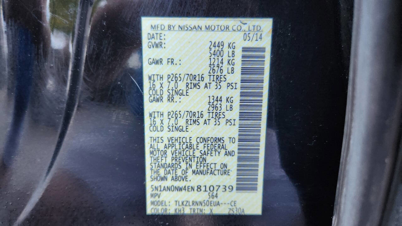 Used 2014 Nissan Xterra S image 45
