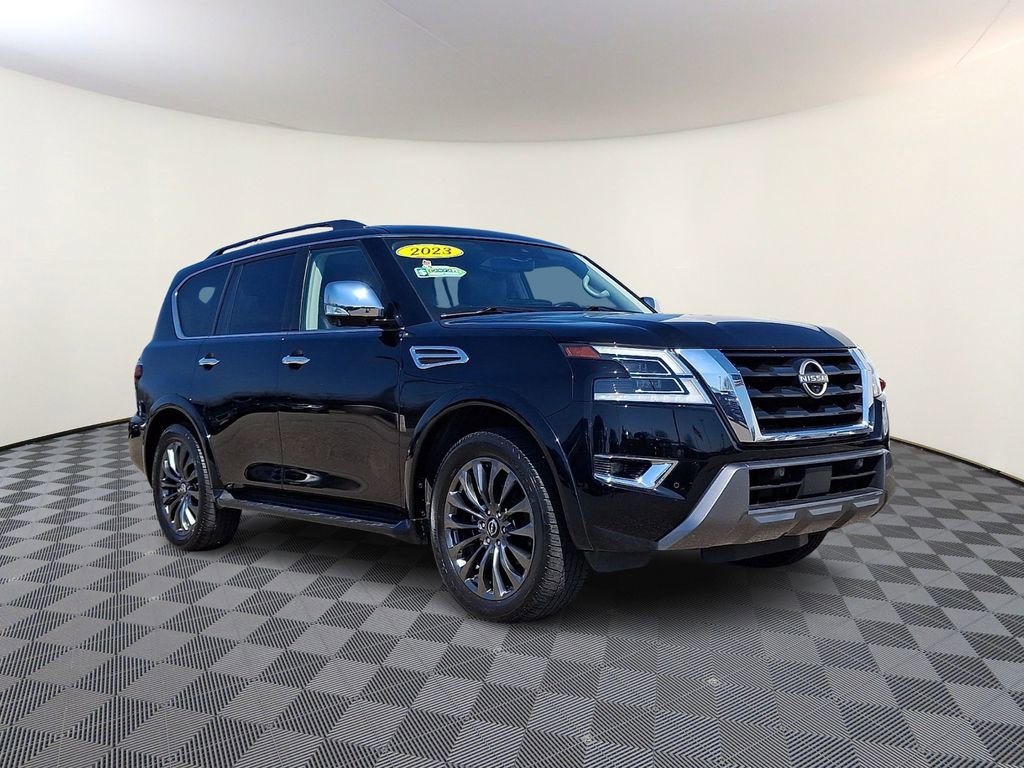 Used 2023 Nissan Armada Platinum w/ Captain's Chairs Package