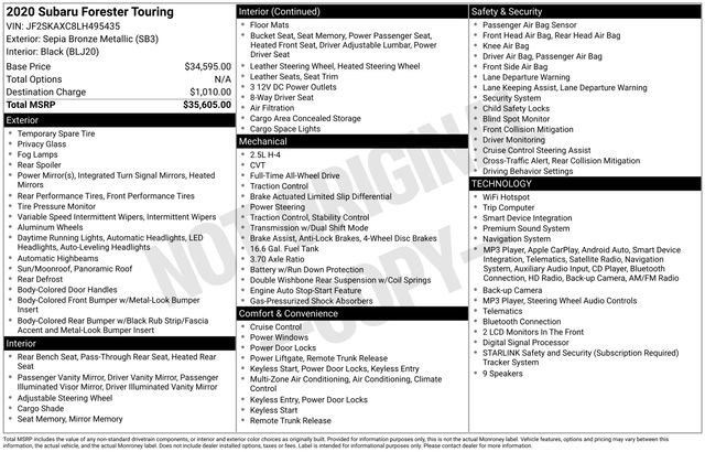 Used 2020 Subaru Forester Touring image 8