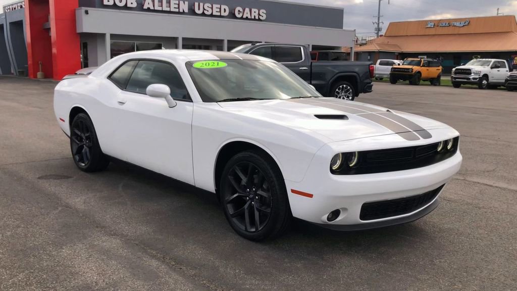 Used 2021 Dodge Challenger SXT w/ Blacktop Package RWD image 9
