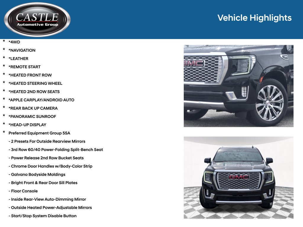 Used 2022 GMC Yukon Denali AWD/4WD image 3