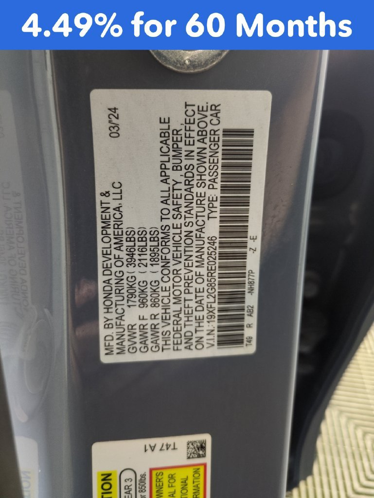 Certified 2024 Honda Civic Sport image 33