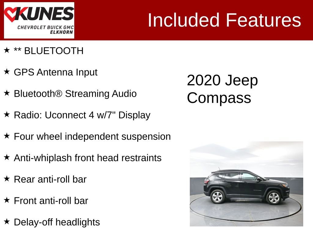 Used 2020 Jeep Compass Latitude AWD/4WD image 2