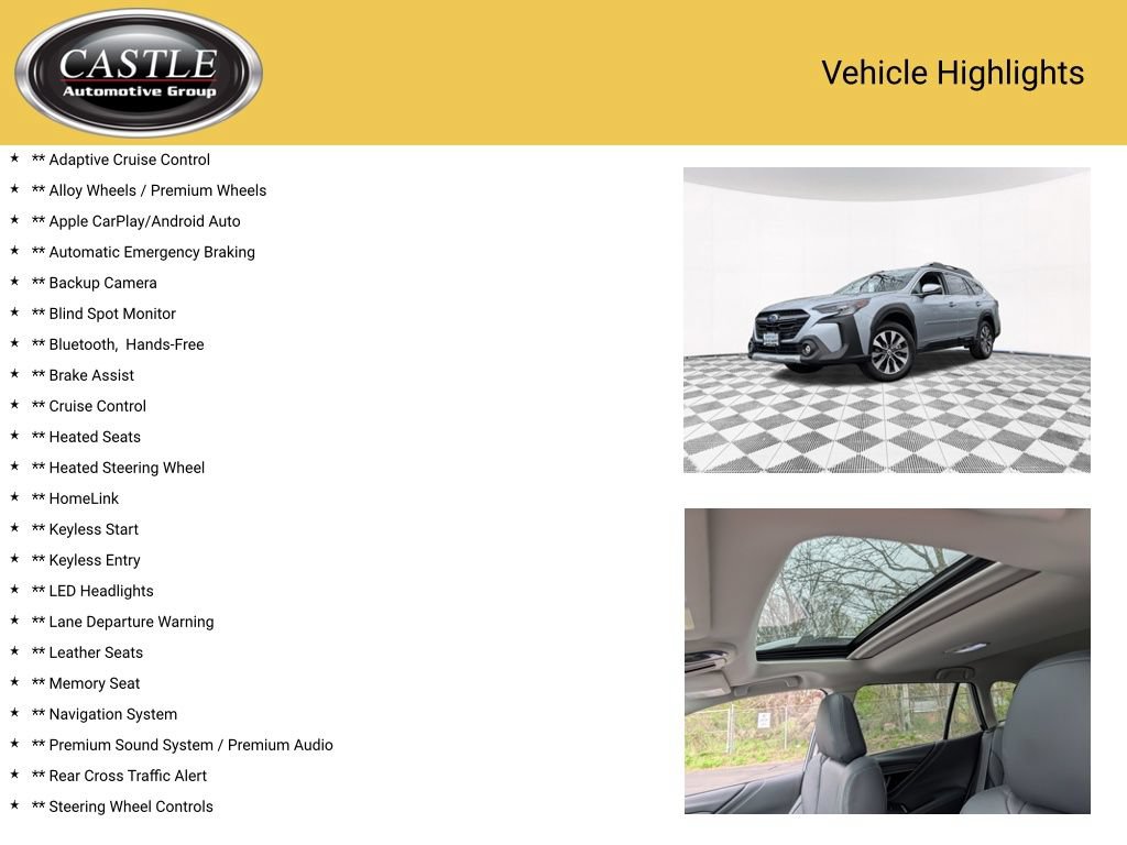 Certified 2025 Subaru Outback Touring AWD/4WD image 4