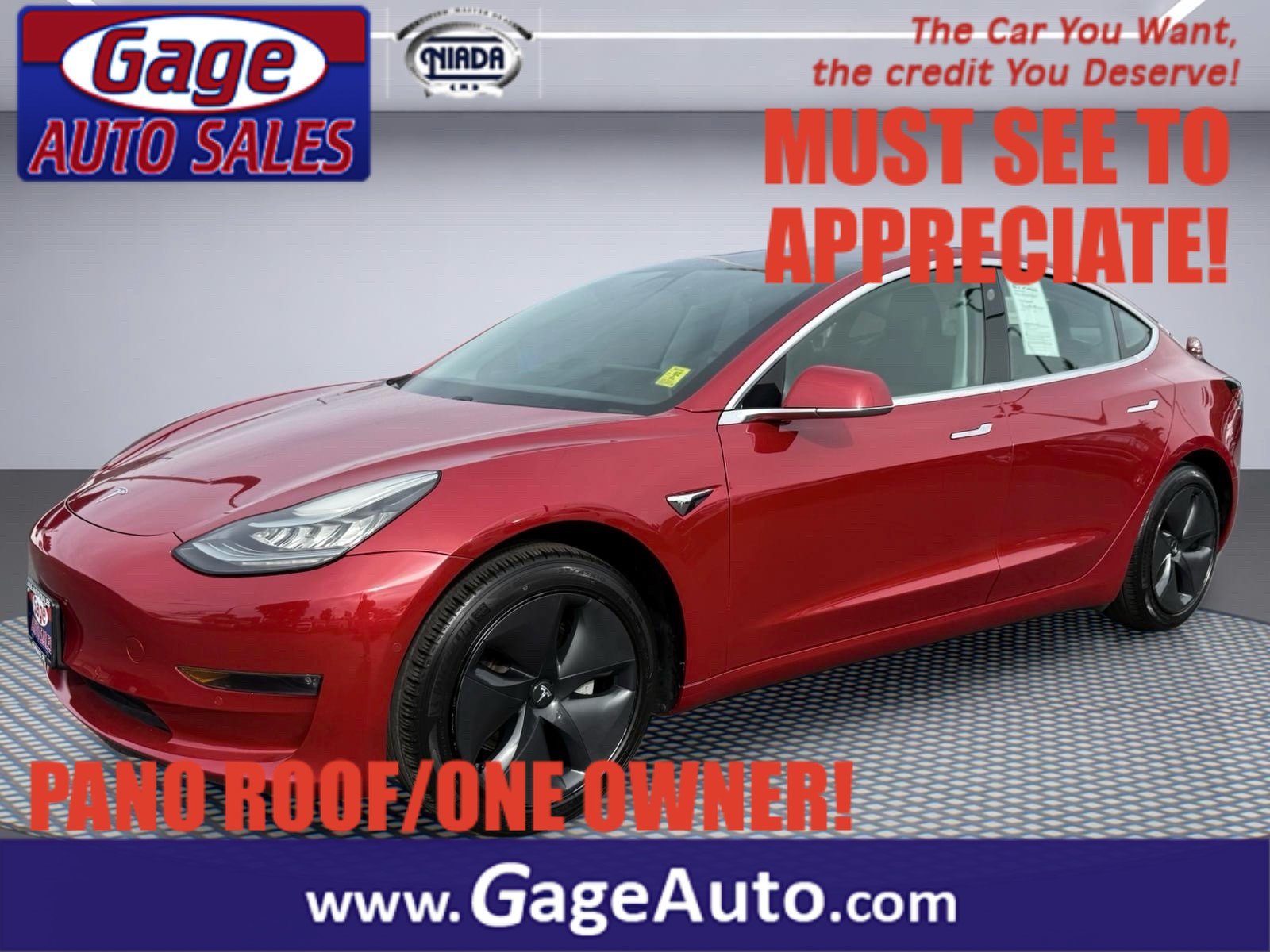 Used 2018 Tesla Model 3 Mid Range RWD image 1