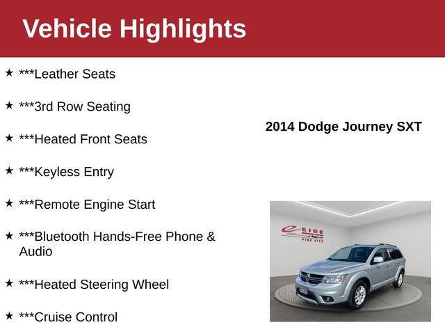 Used 2014 Dodge Journey SXT w/ Flexible Seating Group AWD/4WD image 3