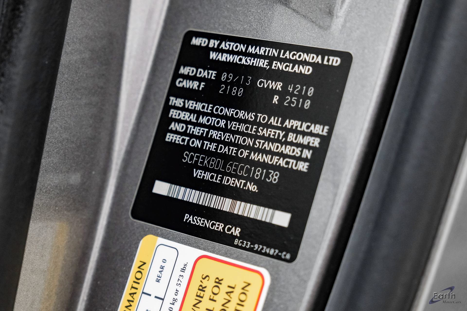 Used 2014 Aston Martin V8 Vantage S RWD image 98