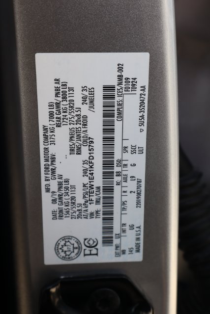 Used 2019 Ford F150 XLT w/ Equipment Group 302A Luxury AWD/4WD image 41