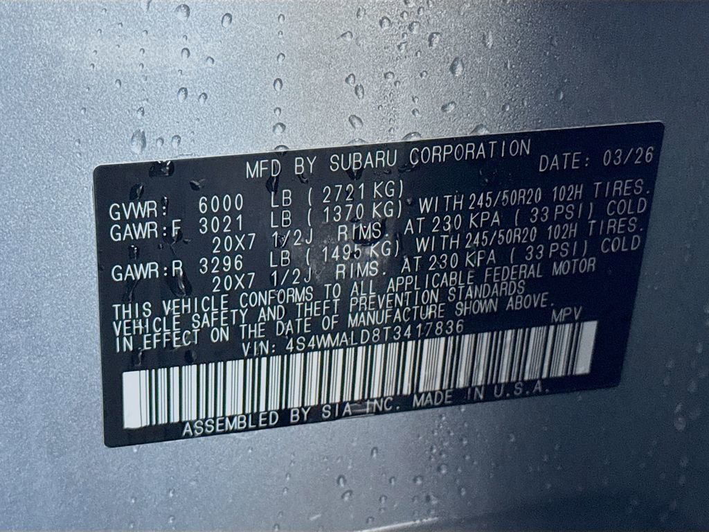 New 2026 Subaru Ascent Bronze Edition image 32