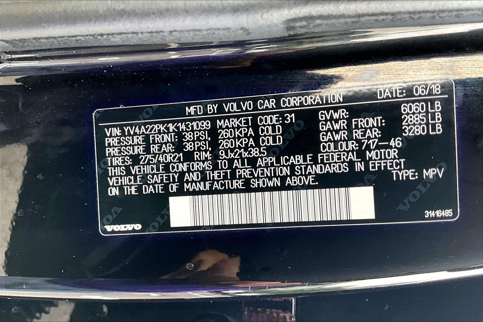 Used 2019 Volvo XC90 T6 Momentum w/ Advanced Package AWD/4WD image 30