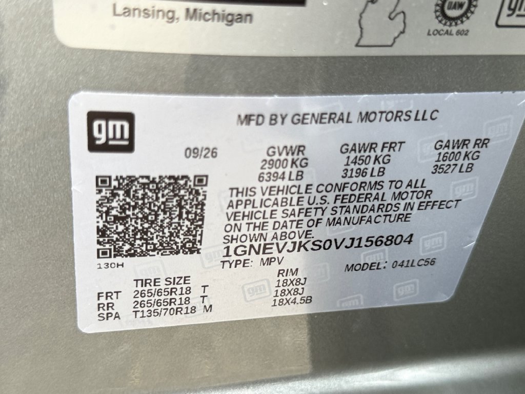 New 2027 Chevrolet Traverse Z71 w/ Enhanced Driving Package AWD/4WD image 31