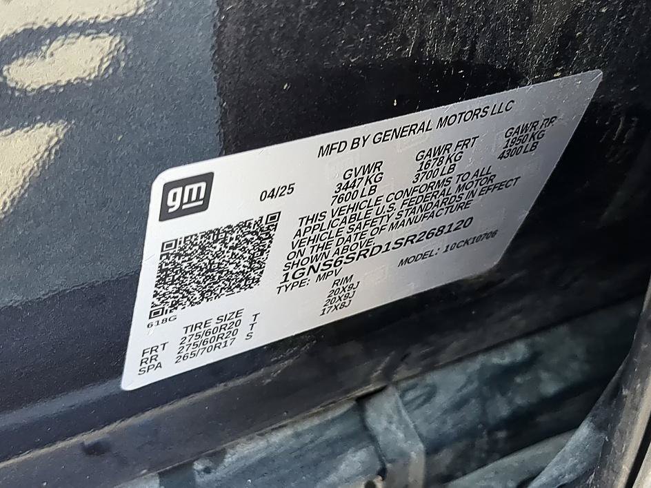 Certified 2025 Chevrolet Tahoe Premier AWD/4WD image 39