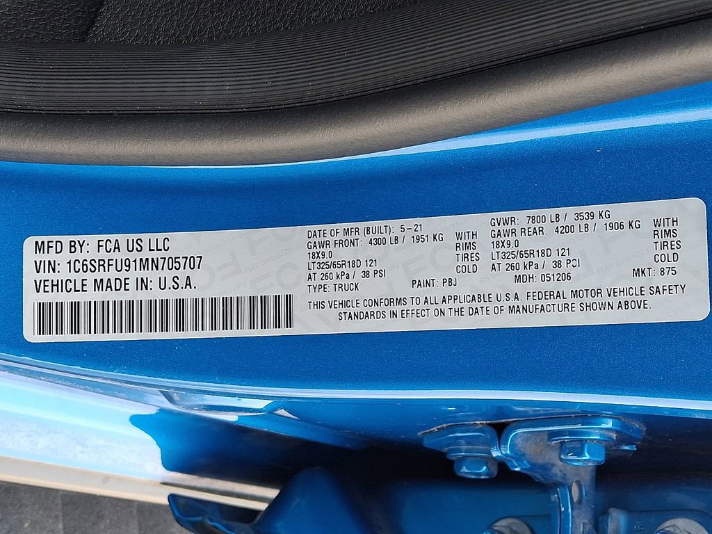 Used 2021 RAM 1500 TRX w/ TRX Level 2 Equipment Group image 27