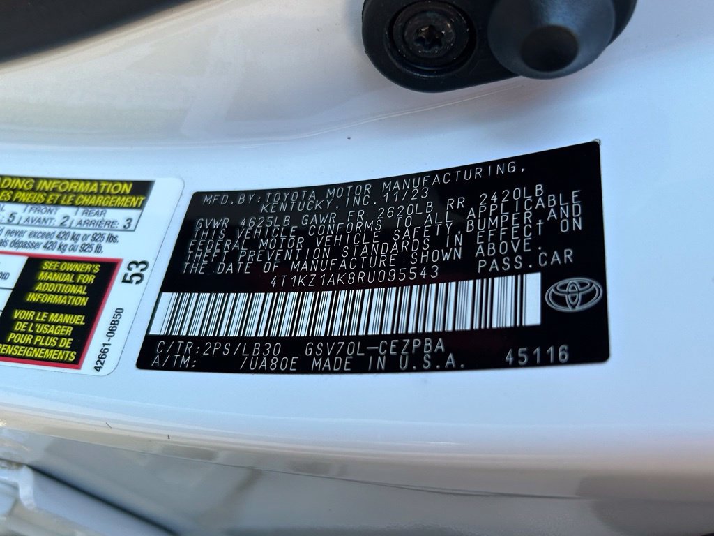 Used 2024 Toyota Camry XSE w/ Navigation Package FWD image 41