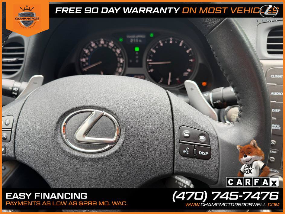 Used 2010 Lexus IS 250 w/ Preferred Accessory Package RWD image 25