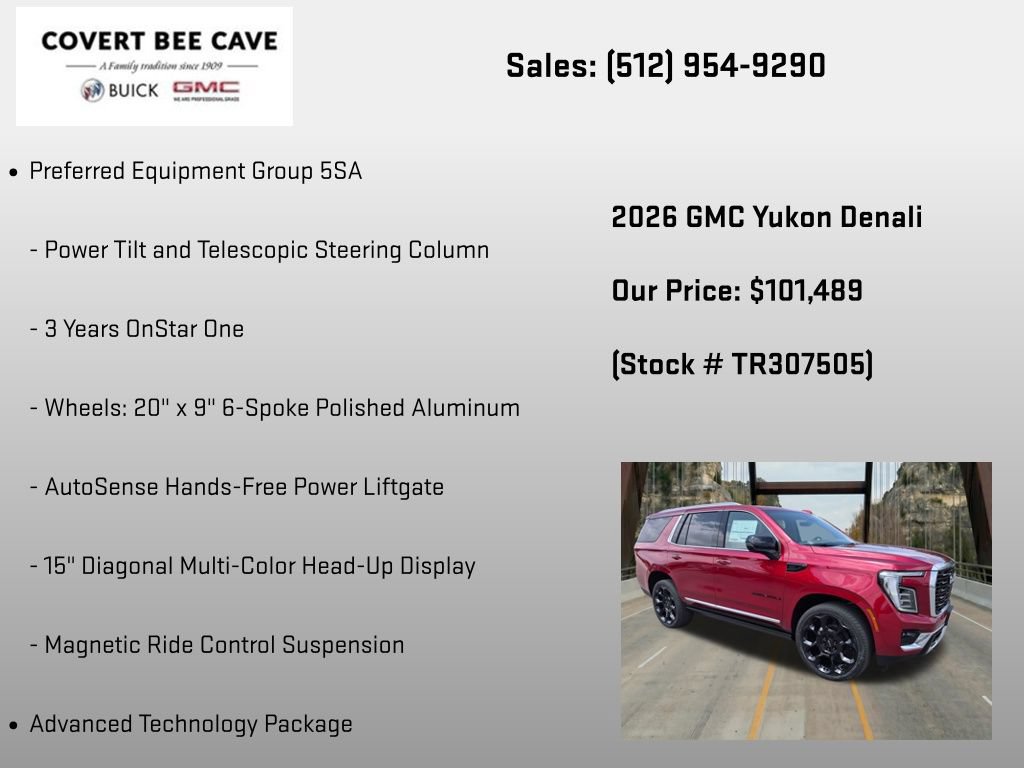 New 2026 GMC Yukon Denali AWD/4WD image 12