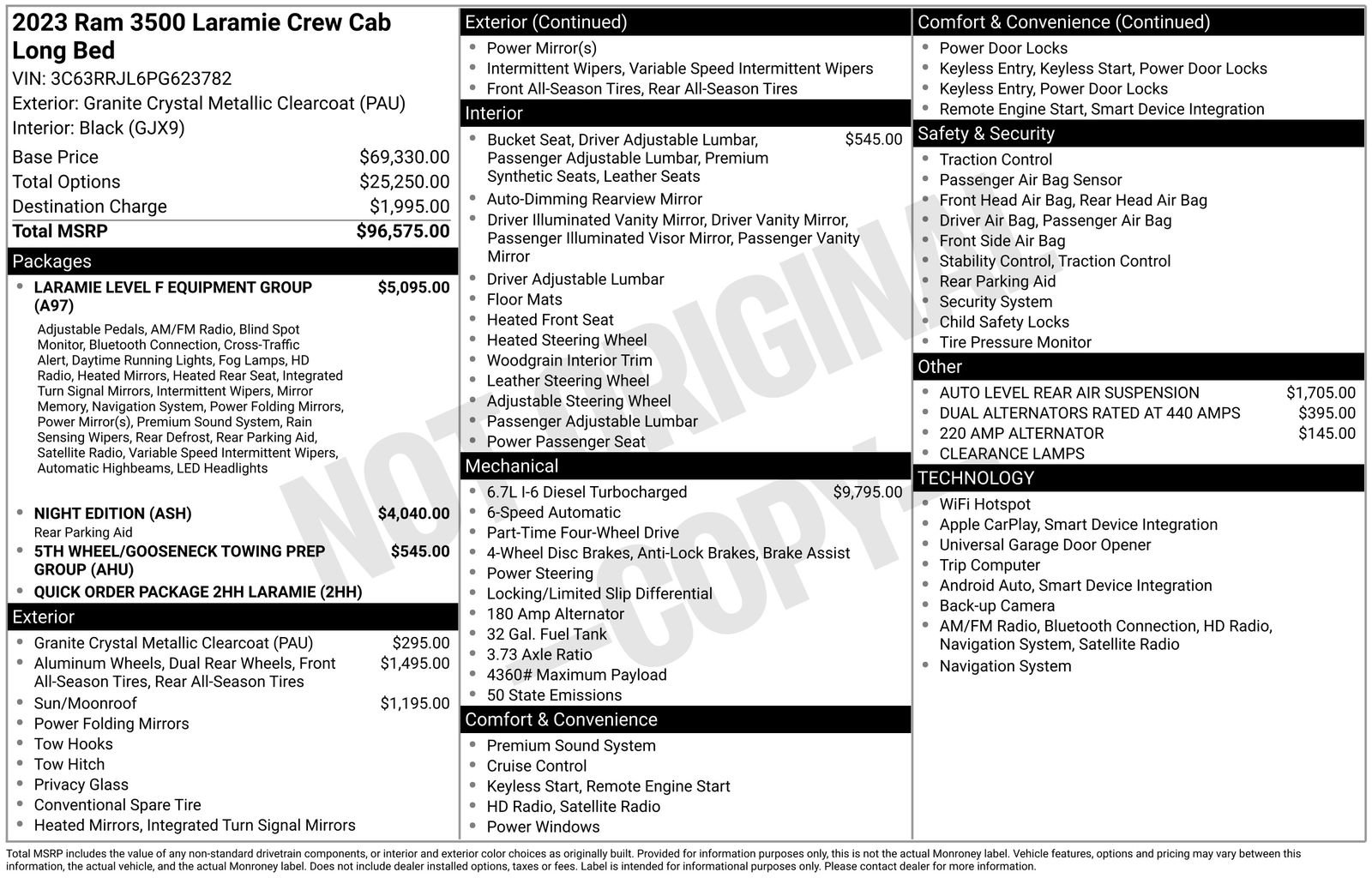 Used 2023 RAM 3500 Laramie image 3